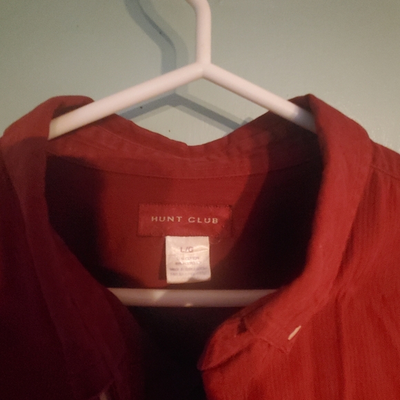 Hunt Club Red Dress Shirt - Picture 3 of 3